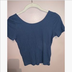 Ribbed crop top